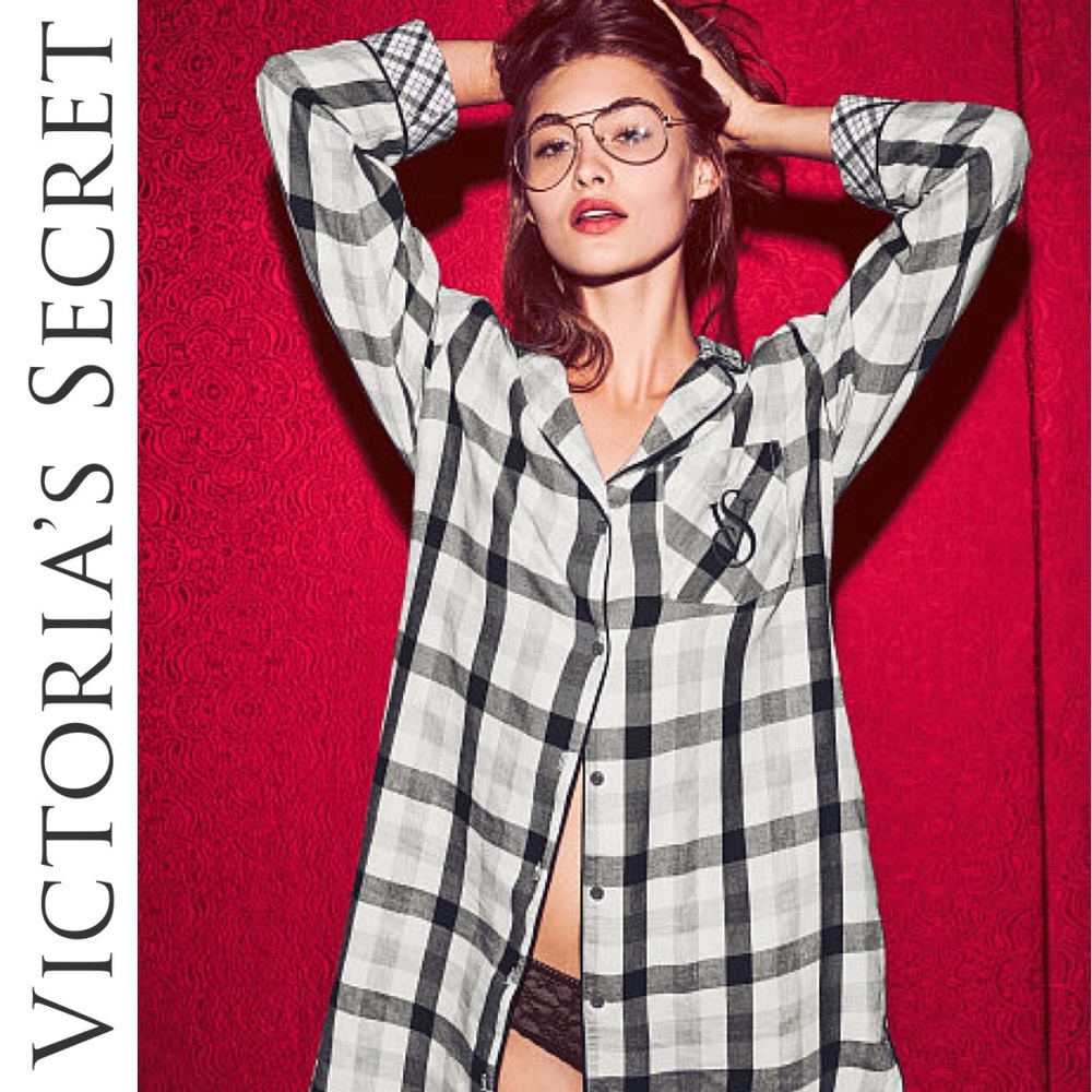 Victoria Secret Flannel Dreamer Sleepshirt